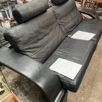 Canapé cuir suédois Ake Fribyter Kroken 1200€