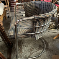 Fauteuil vintage Slincs italien Guitton Stoppino