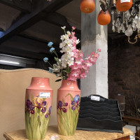 Vases iris la paire 90€